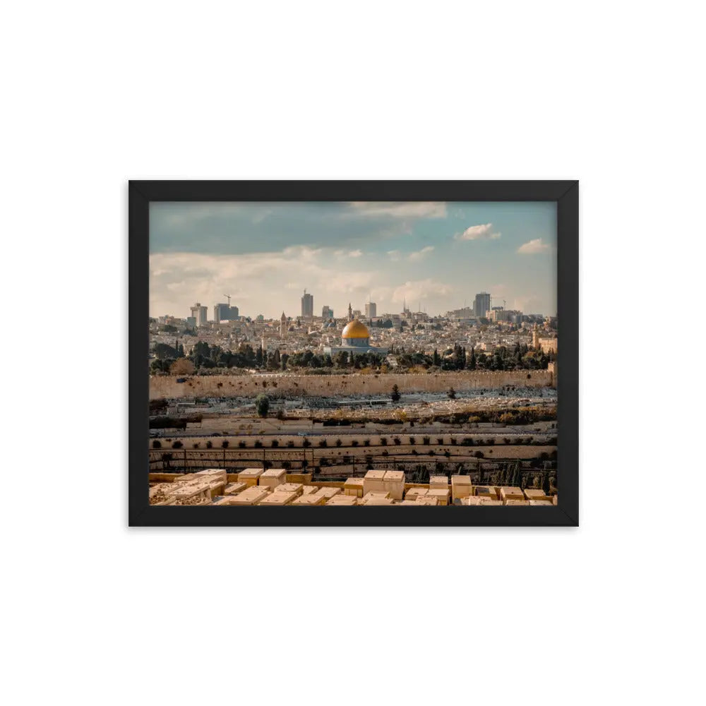 Holy Jerusalem - Framed Picture The Israel Store