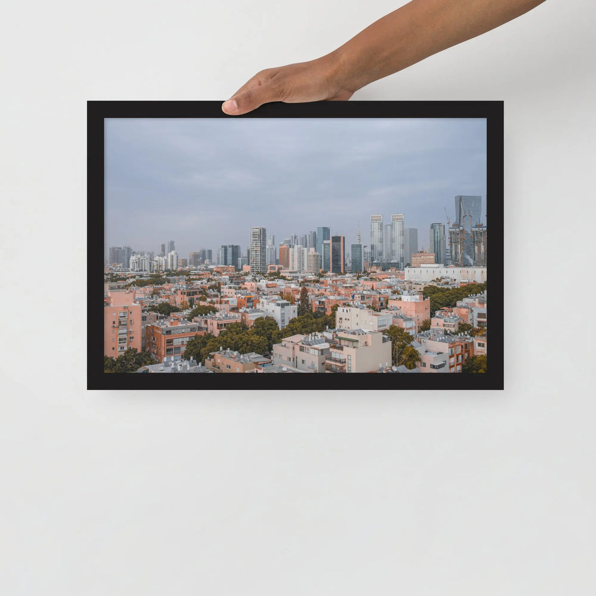 Tel Aviv Skyline - Framed Picture The Israel Store