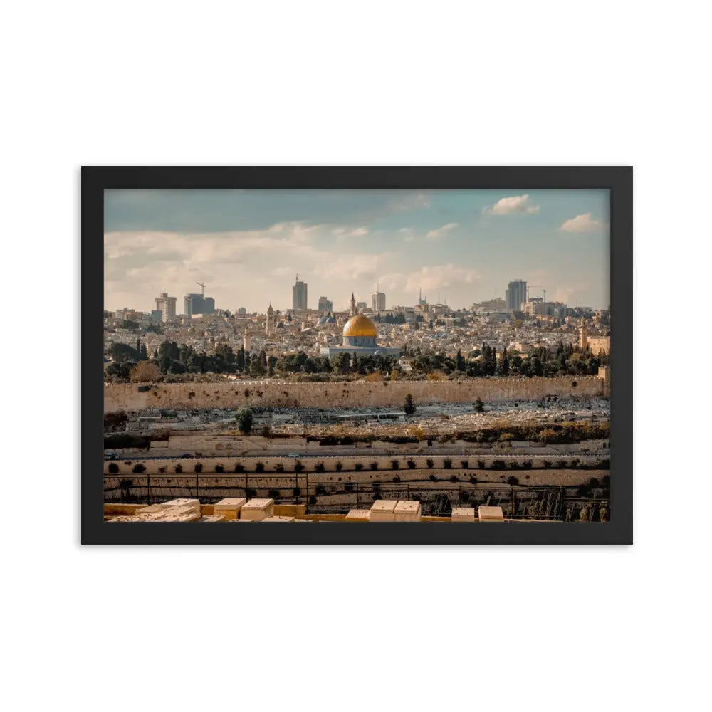 Holy Jerusalem - Framed Picture The Israel Store