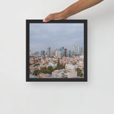 Tel Aviv Skyline - Framed Picture The Israel Store