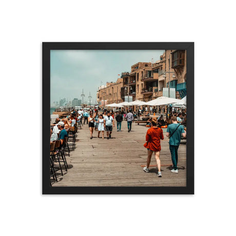 Life in Jaffa - Framed Picture The Israel Store