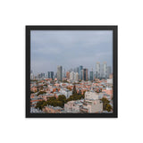 Tel Aviv Skyline - Framed Picture The Israel Store