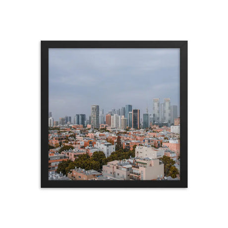 Tel Aviv Skyline - Framed Picture The Israel Store