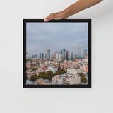 Tel Aviv Skyline - Framed Picture The Israel Store