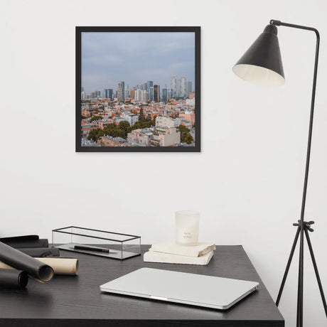 Tel Aviv Skyline - Framed Picture The Israel Store