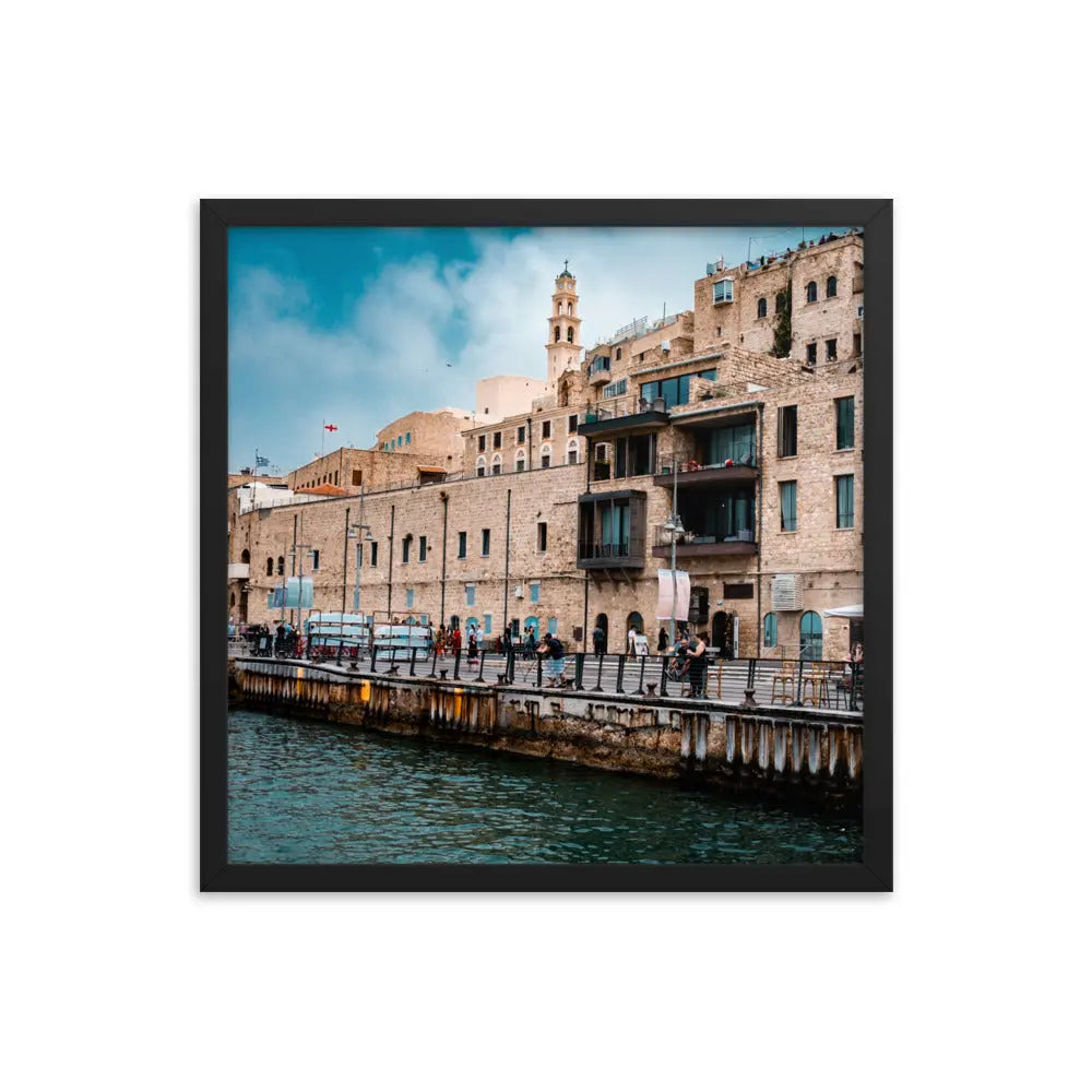 Jaffa Architecture - Framed Picture The Israel Store