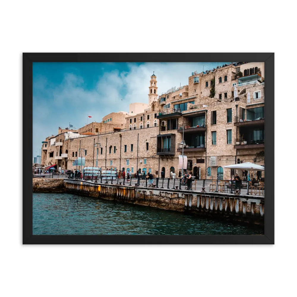 Jaffa Architecture - Framed Picture The Israel Store