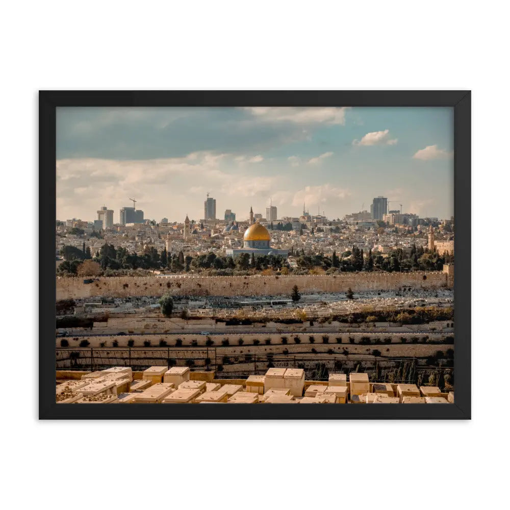 Holy Jerusalem - Framed Picture The Israel Store