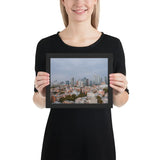 Tel Aviv Skyline - Framed Picture The Israel Store