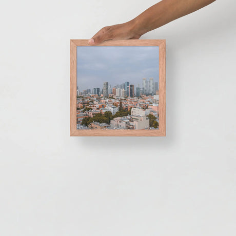 Tel Aviv Skyline - Framed Picture The Israel Store