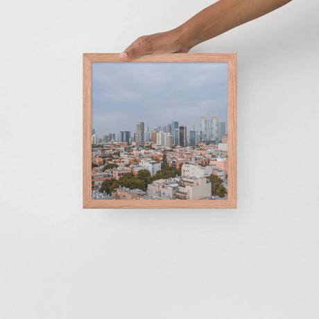 Tel Aviv Skyline - Framed Picture The Israel Store