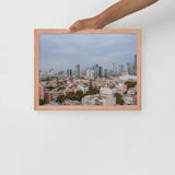 Tel Aviv Skyline - Framed Picture The Israel Store