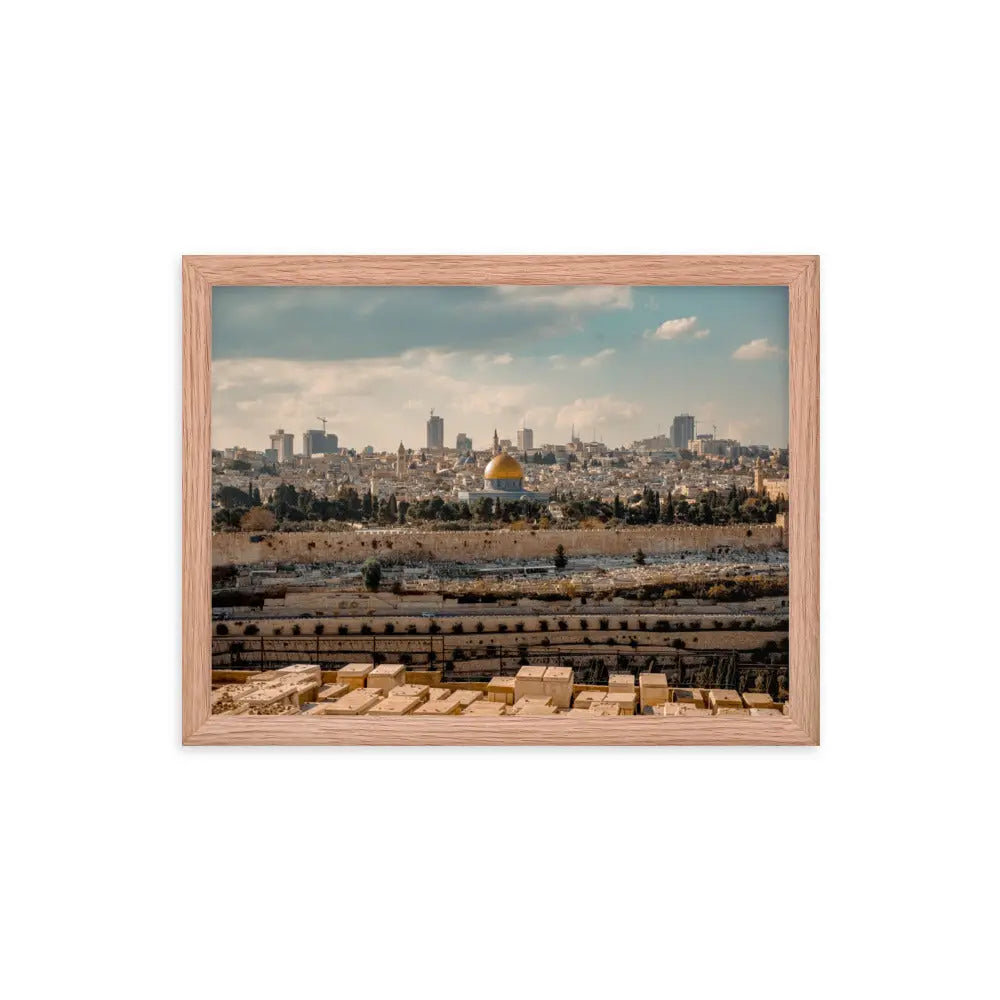 Holy Jerusalem - Framed Picture The Israel Store