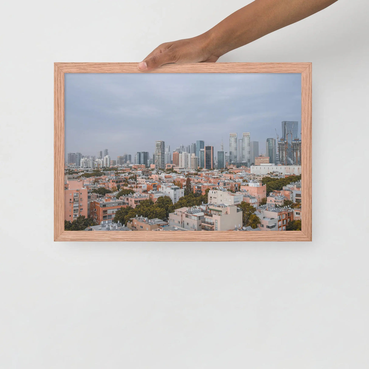 Tel Aviv Skyline - Framed Picture The Israel Store