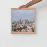 Tel Aviv Skyline - Framed Picture The Israel Store