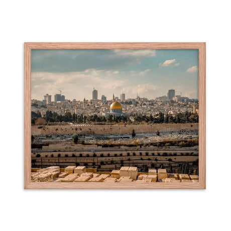 Holy Jerusalem - Framed Picture The Israel Store