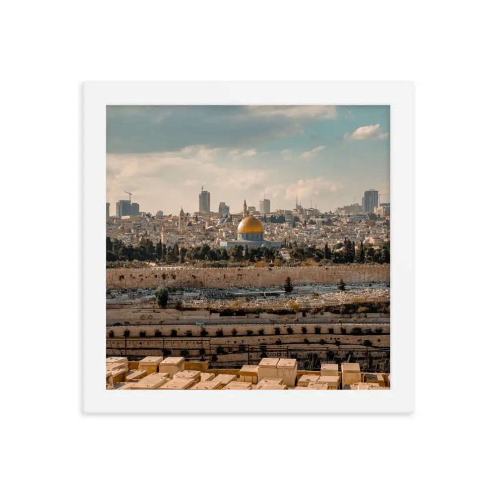 Holy Jerusalem - Framed Picture The Israel Store