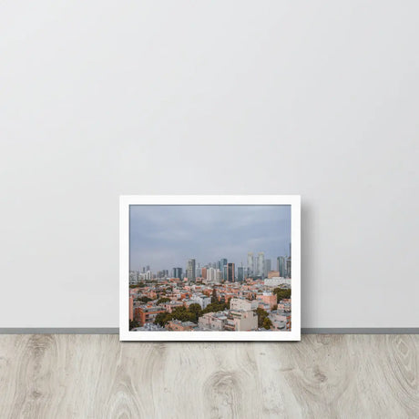 Tel Aviv Skyline - Framed Picture The Israel Store