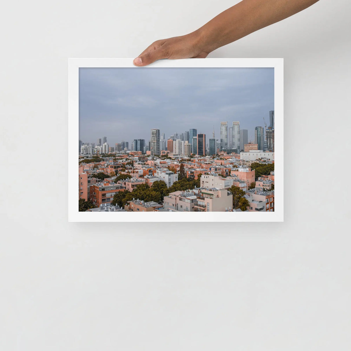 Tel Aviv Skyline - Framed Picture The Israel Store