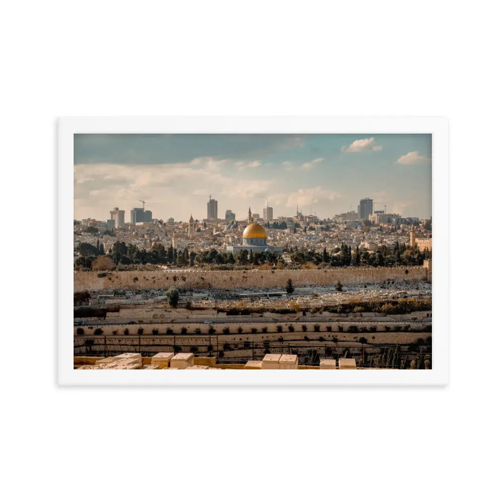 Holy Jerusalem - Framed Picture The Israel Store