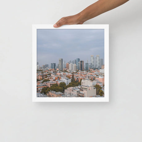 Tel Aviv Skyline - Framed Picture The Israel Store