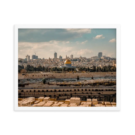 Holy Jerusalem - Framed Picture The Israel Store