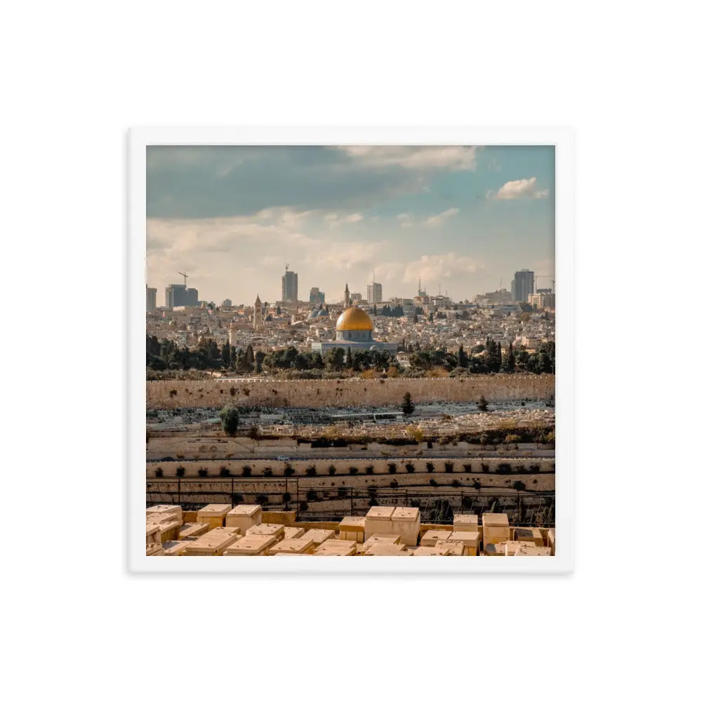 Holy Jerusalem - Framed Picture The Israel Store