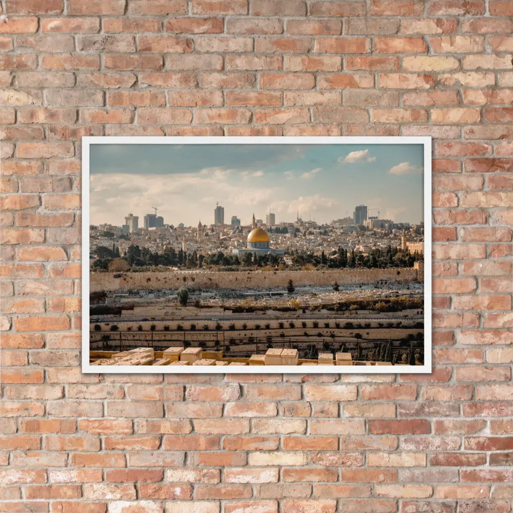 Holy Jerusalem - Framed Picture The Israel Store