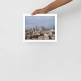 Tel Aviv Skyline - Framed Picture The Israel Store