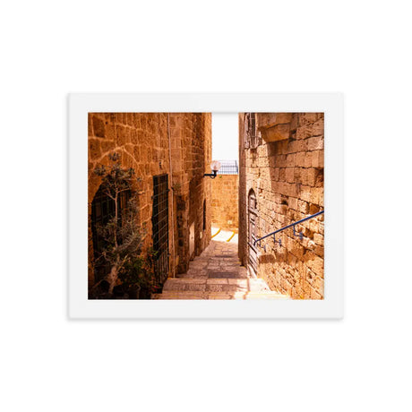 Old Alley in Jaffa - Framed Picture The Israel Store