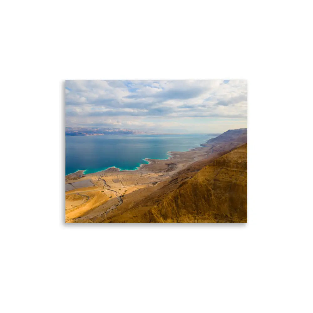 Beauty of the Dead Sea Poster - Israel's Natural Wonder The Israel Store