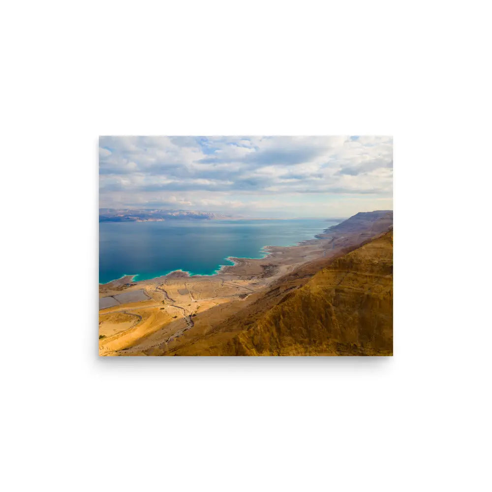 Beauty of the Dead Sea Poster - Israel's Natural Wonder The Israel Store