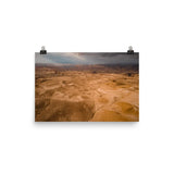 Majestic Judean Desert Poster - Israel's Timeless Wilderness The Israel Store