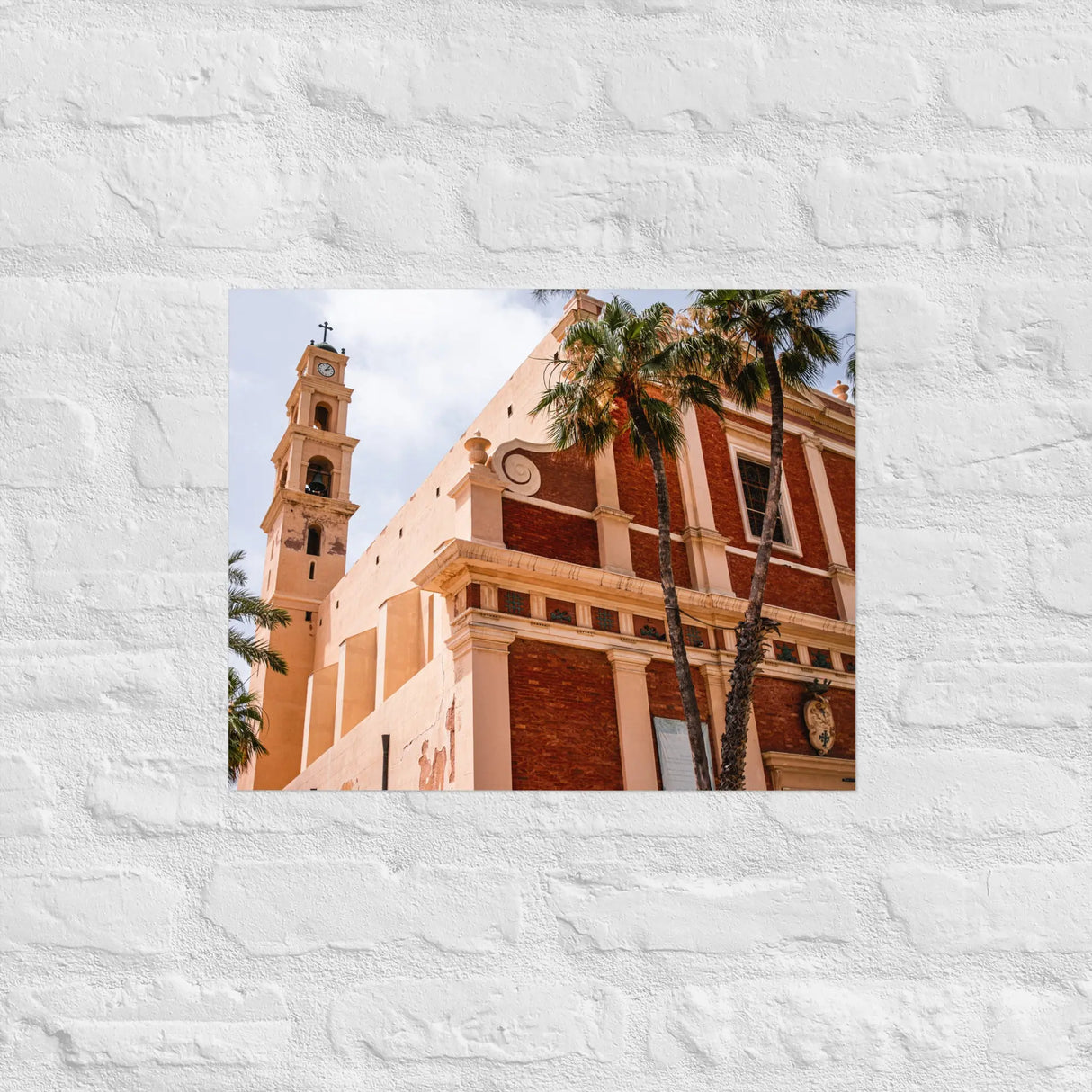 Historic Church in Jaffa Poster - Timeless Beauty of Israel The Israel Store