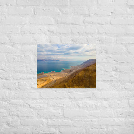 Beauty of the Dead Sea Poster - Israel's Natural Wonder The Israel Store