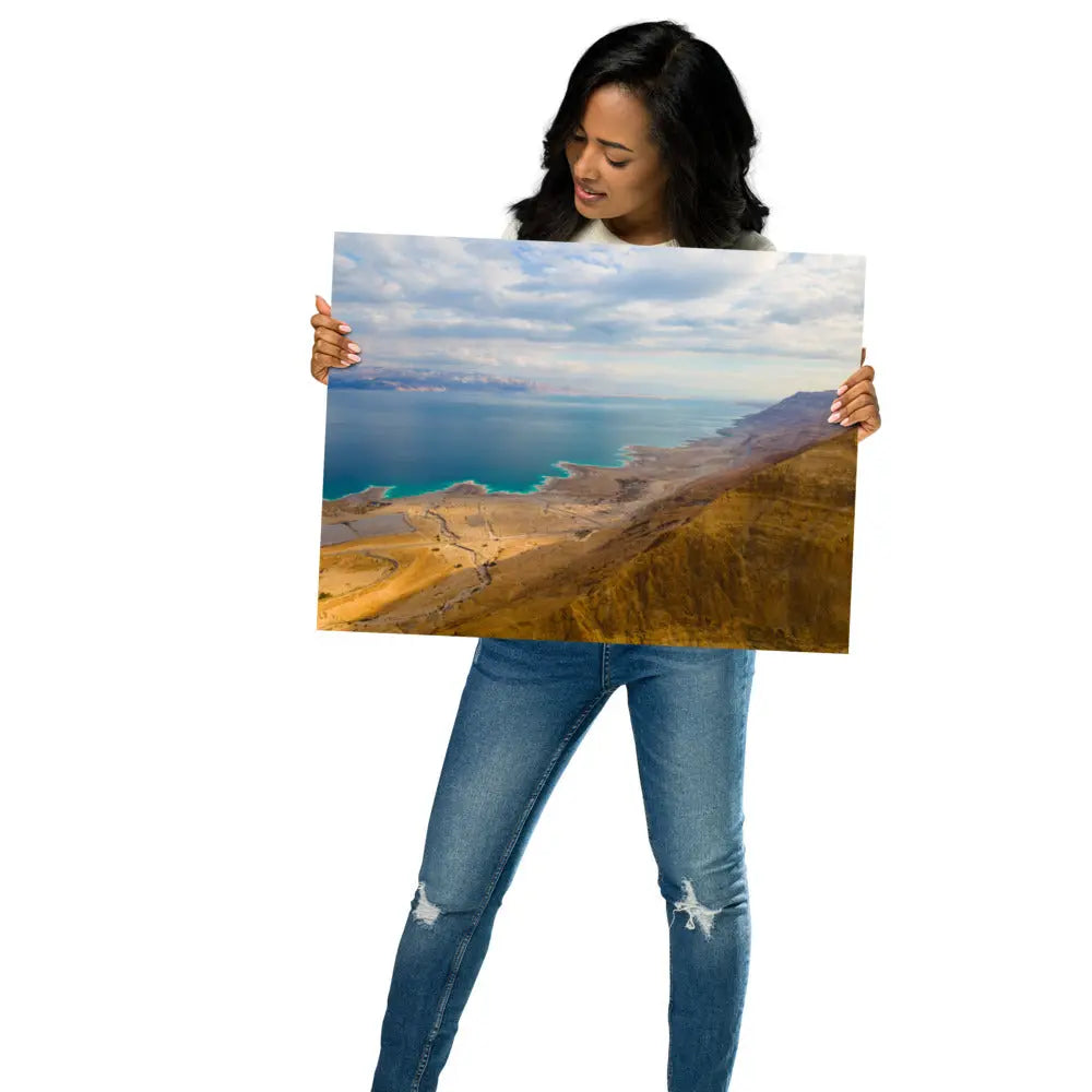 Beauty of the Dead Sea Poster - Israel's Natural Wonder The Israel Store