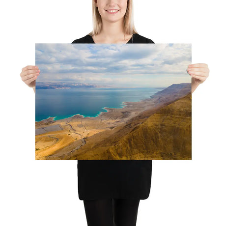 Beauty of the Dead Sea Poster - Israel's Natural Wonder The Israel Store