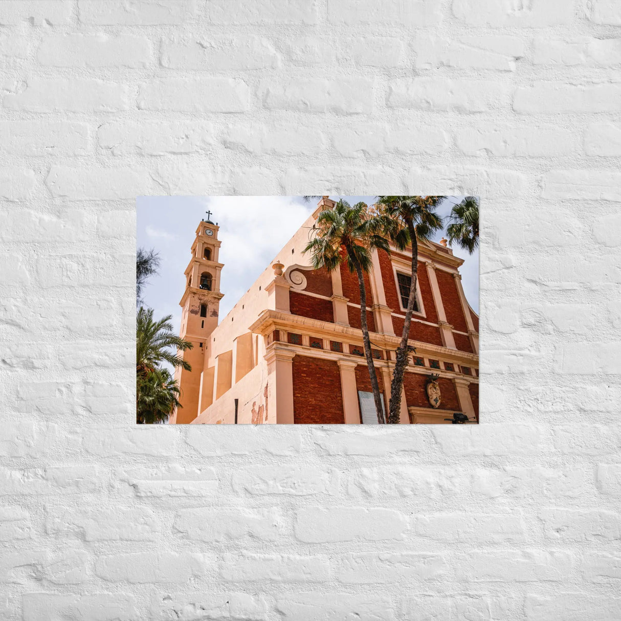 Historic Church in Jaffa Poster - Timeless Beauty of Israel The Israel Store