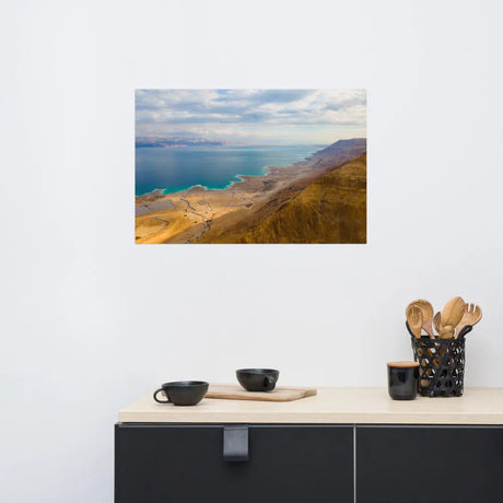 Beauty of the Dead Sea Poster - Israel's Natural Wonder The Israel Store