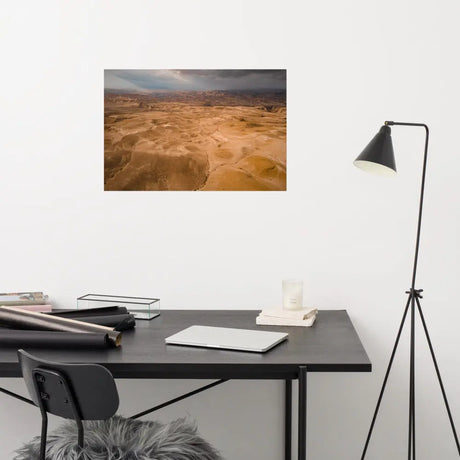 Majestic Judean Desert Poster - Israel's Timeless Wilderness The Israel Store