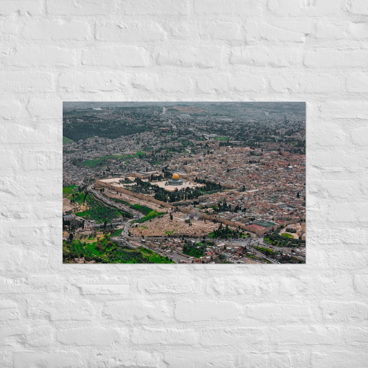 Jerusalem's Temple Mount Poster - Sacred Heart of Israel The Israel Store