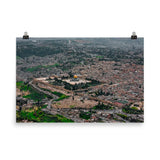 Jerusalem's Temple Mount Poster - Sacred Heart of Israel The Israel Store