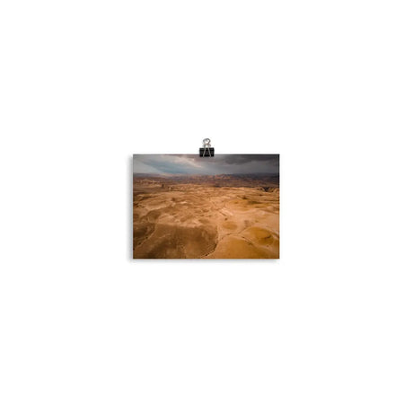 Majestic Judean Desert Poster - Israel's Timeless Wilderness The Israel Store