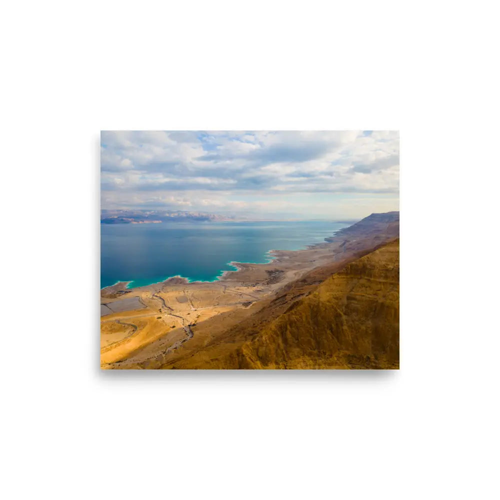 Beauty of the Dead Sea Poster - Israel's Natural Wonder The Israel Store