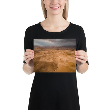 Majestic Judean Desert Poster - Israel's Timeless Wilderness The Israel Store