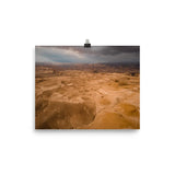 Majestic Judean Desert Poster - Israel's Timeless Wilderness The Israel Store