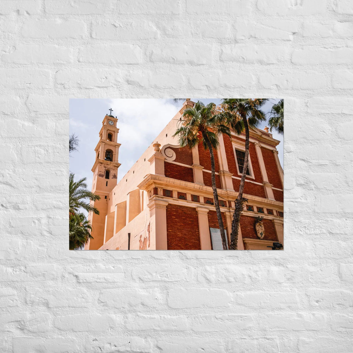 Historic Church in Jaffa Poster - Timeless Beauty of Israel The Israel Store