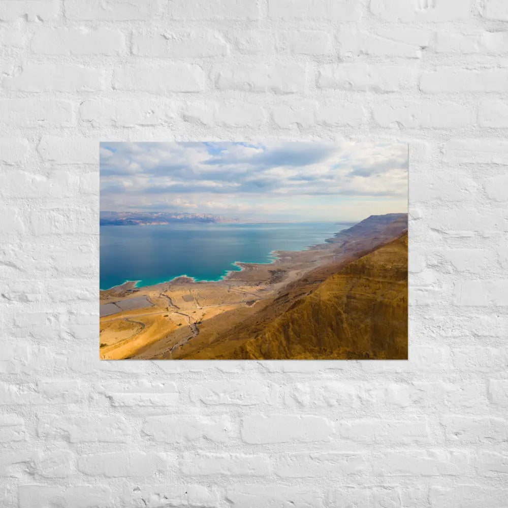 Beauty of the Dead Sea Poster - Israel's Natural Wonder The Israel Store