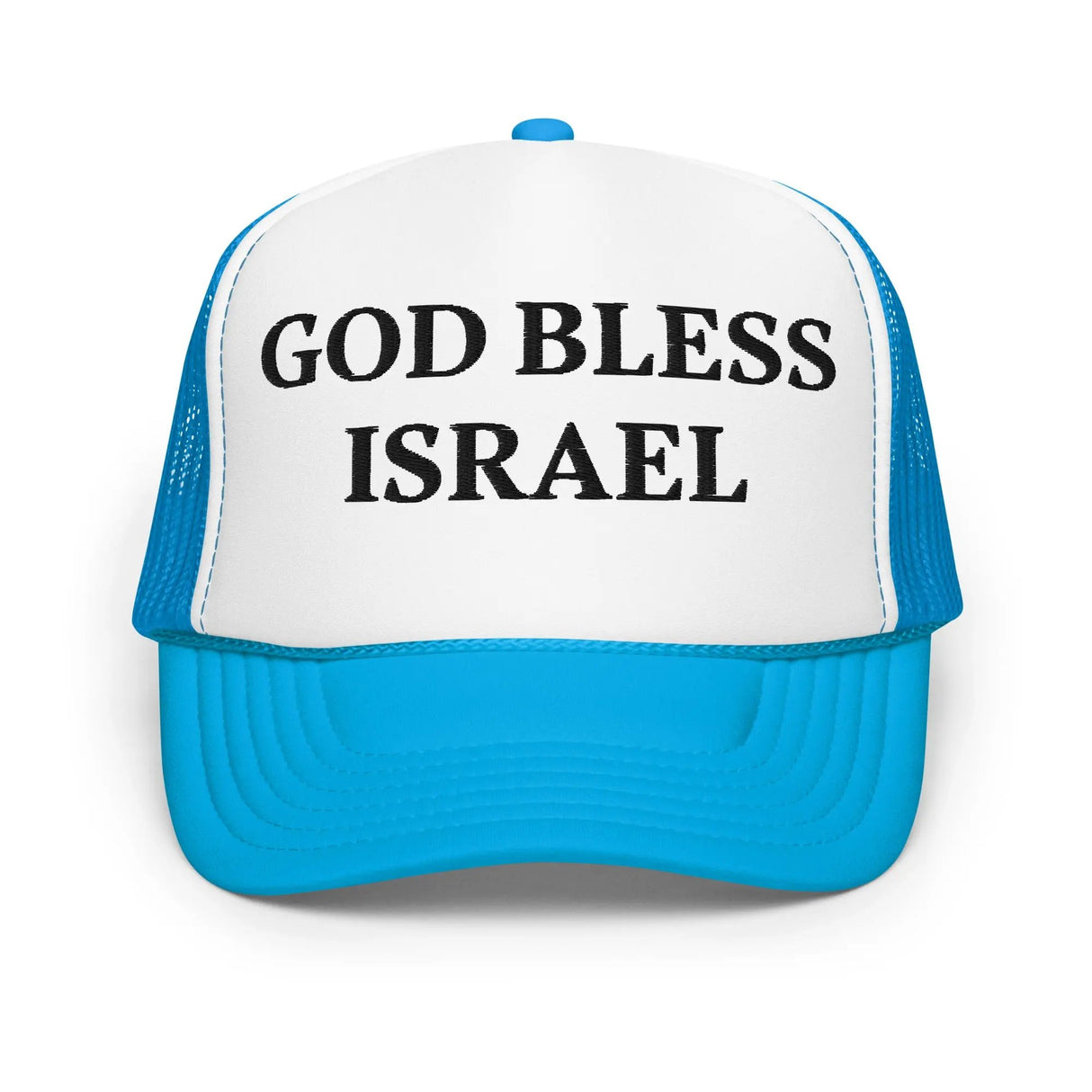 God Bless Israel - Foam trucker hat The Israel Store