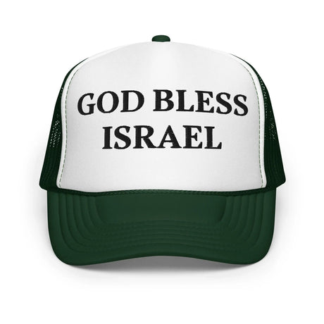 God Bless Israel - Foam trucker hat The Israel Store
